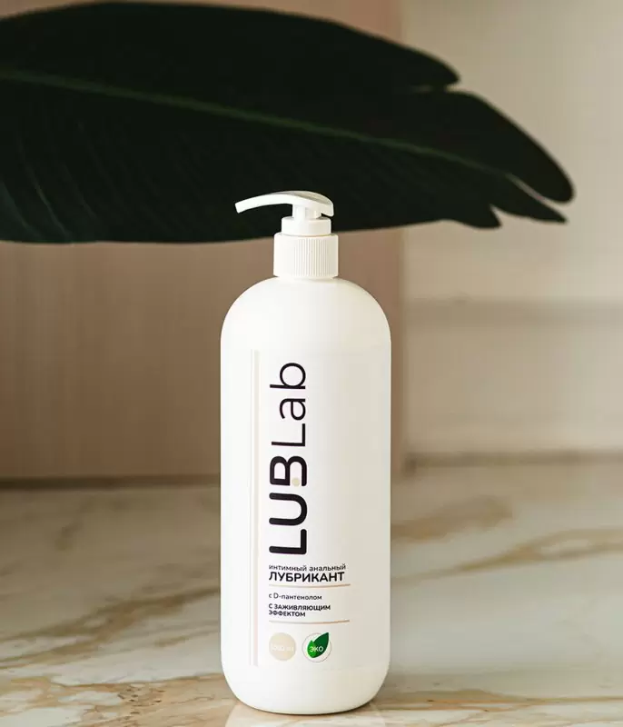 Анальный заживляющий лубрикант LUBLab, с D-пантенолом, 1000 мл