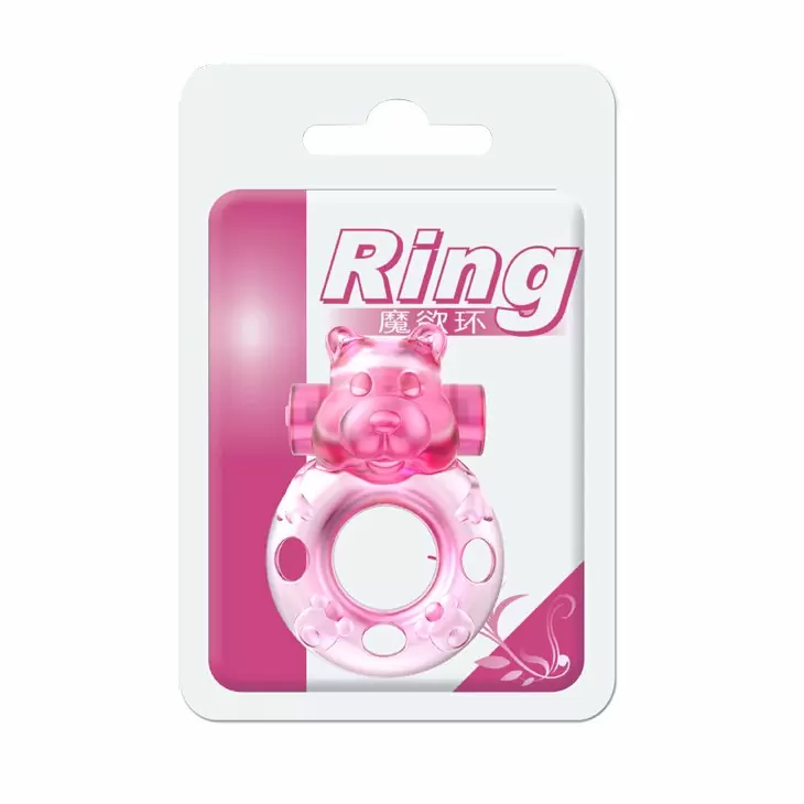 Эрекционное виброкольцо PINK BEAR