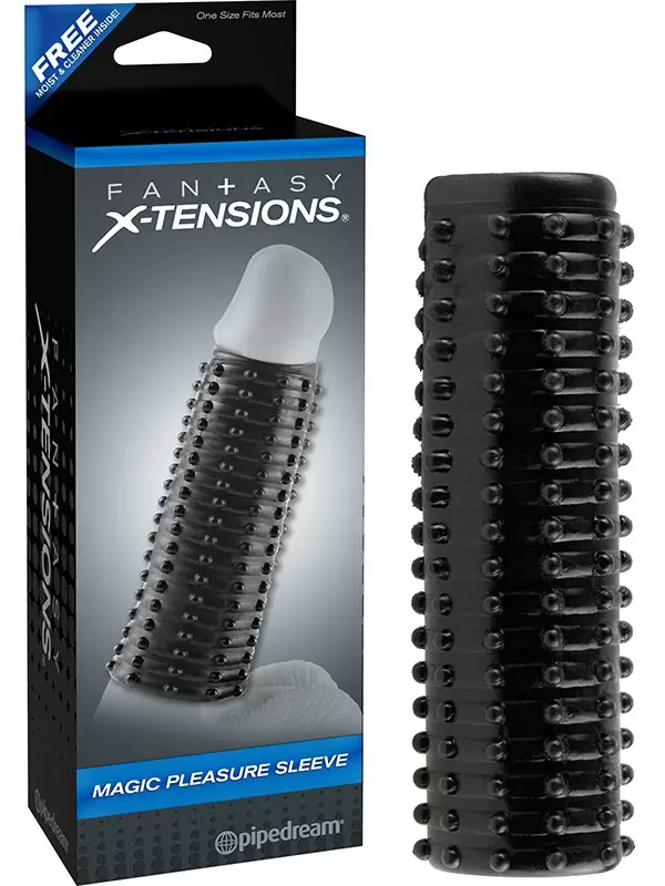 Насадка стимулирующая Magic Pleasure Sleeve – черная	