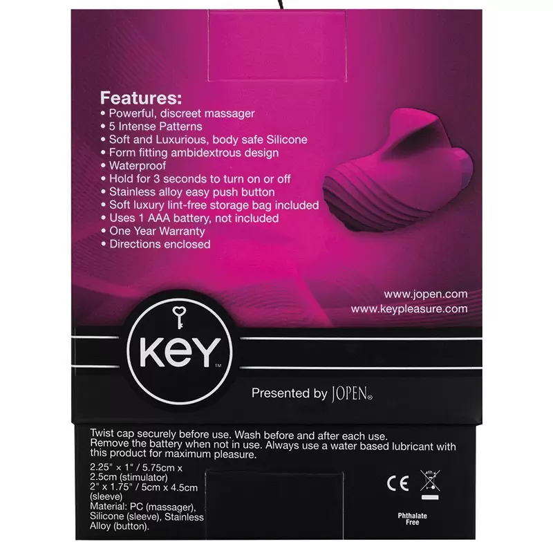 Вибро-перстень Aries – розовый