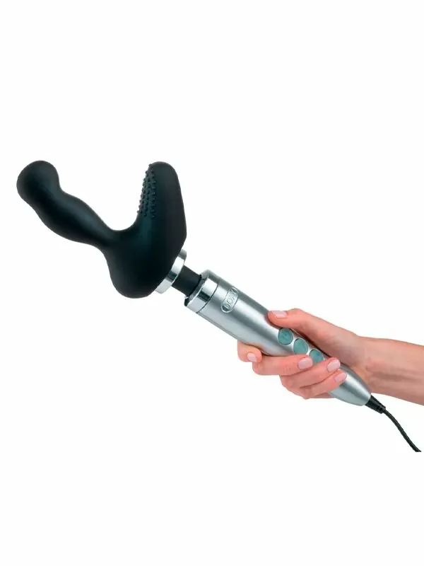 Насадка-стимулятор простаты Nexus, для вибратора Doxy, 16 см, силикон, черный