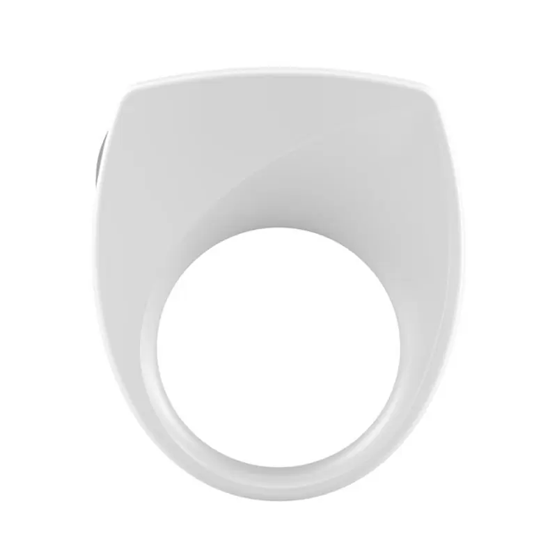 Эрекционное кольцо Ovo B6 с вибрацией – белый