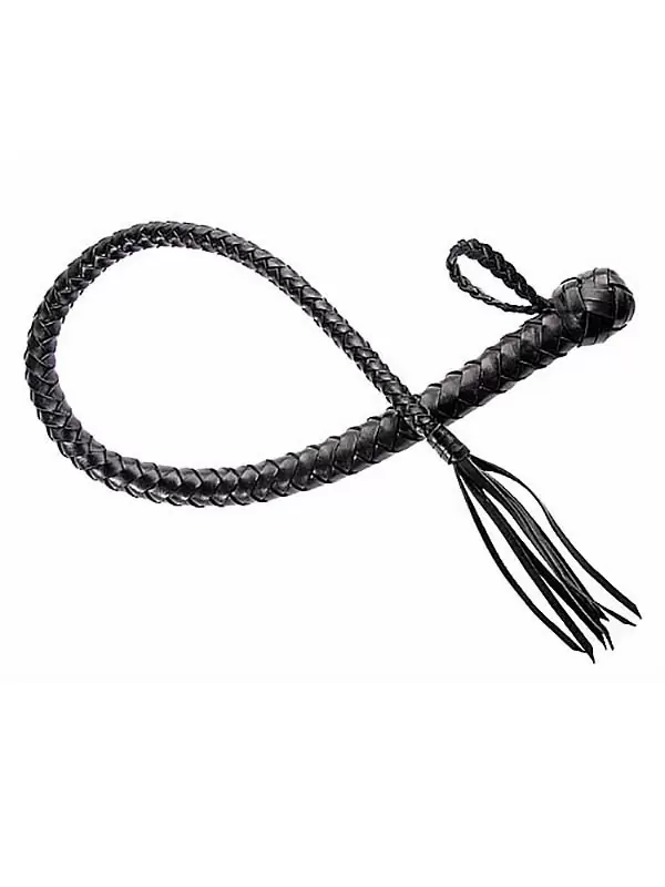Плеть однохвостая Sitabella с хлопушкой – черный