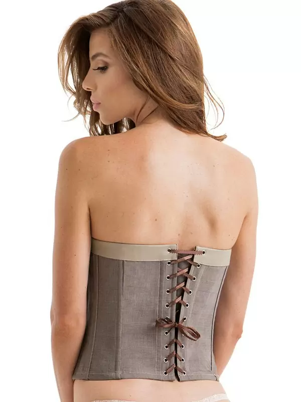 Корсет Suit Inspired Waistcoat Corset – коричневый, L