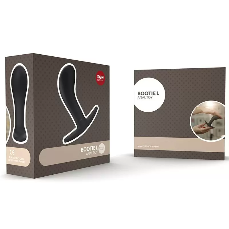 Крупная анальная пробка Fun Factory Bootie Large, 11 см, силикон, черная