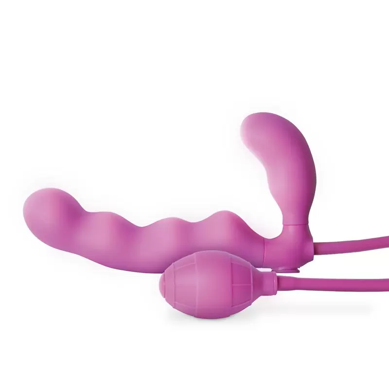 Страпон безремневой с увеличение объема Mischief – розовый