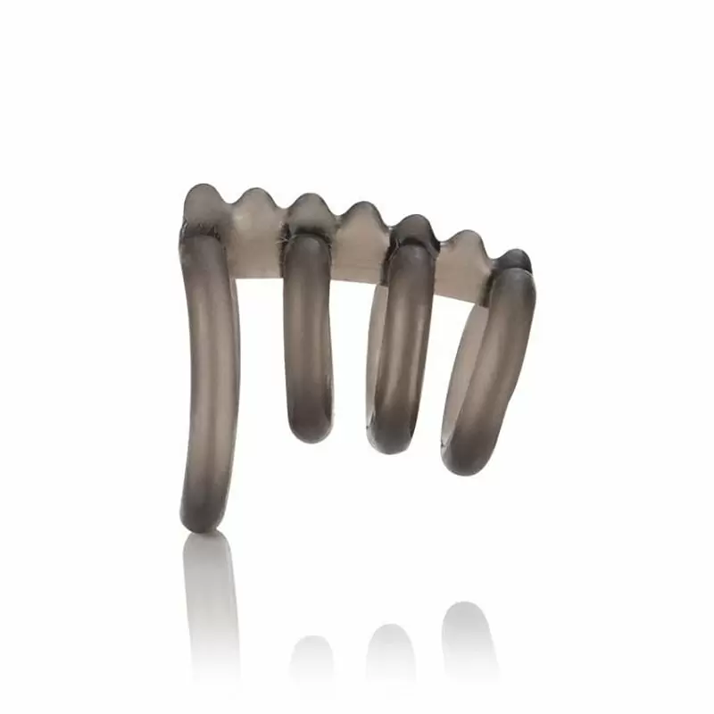 Насадка на пенис и мошонку Support Master Triple Smooth – серый