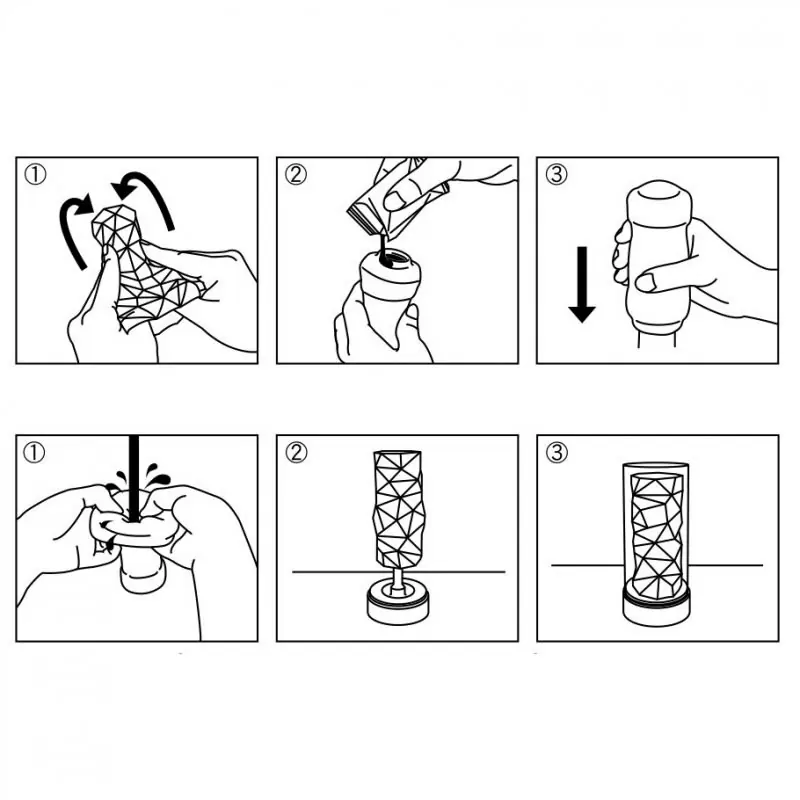 Универсальный мастурбатор Tenga 3D Spiral – белый