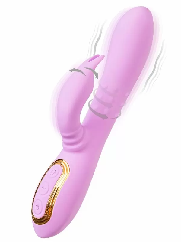 Инновационный вибратор-кролик JOS Jammy, с вращающимся клиторальным стимулятором, 22,5 см, силикон