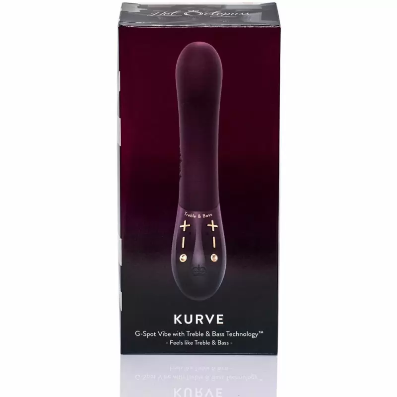 Вибратор зоны G с двумя моторами «Kurve», Hot Octopuss