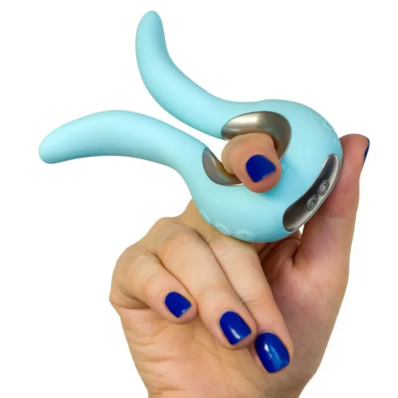 Изысканный мини вибратор Gvibe Mini – голубой