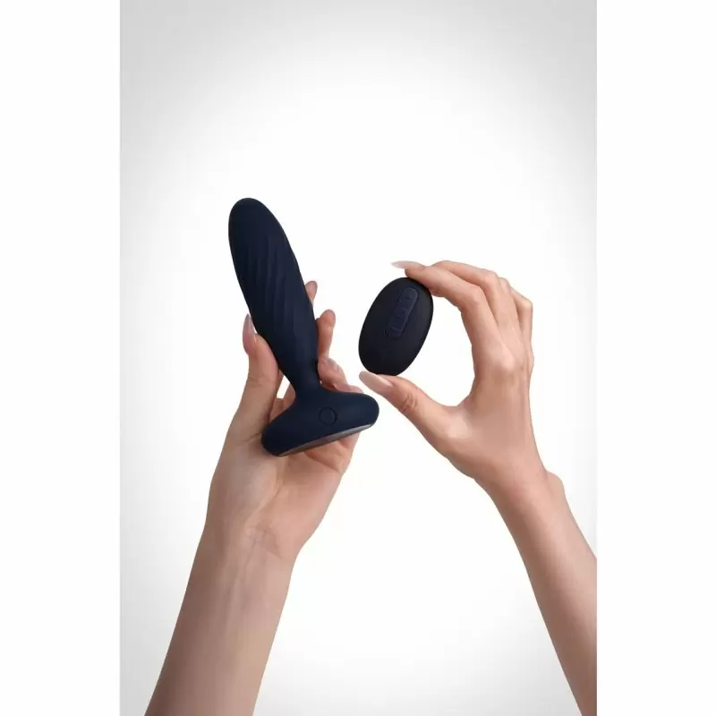 Анальная вибропробка Jordan с поступательными движениями