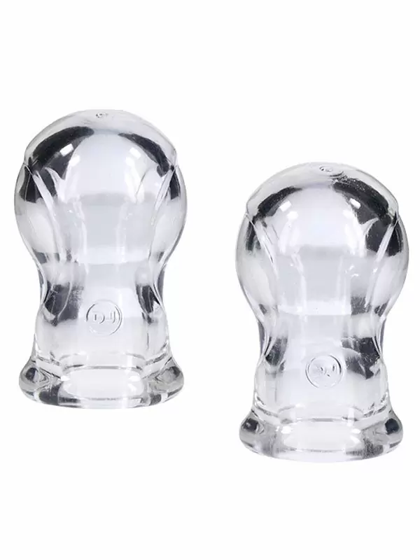 Зажимы на соски Doc Johnson MERCI TWEAK, вакуумные, прозрачные