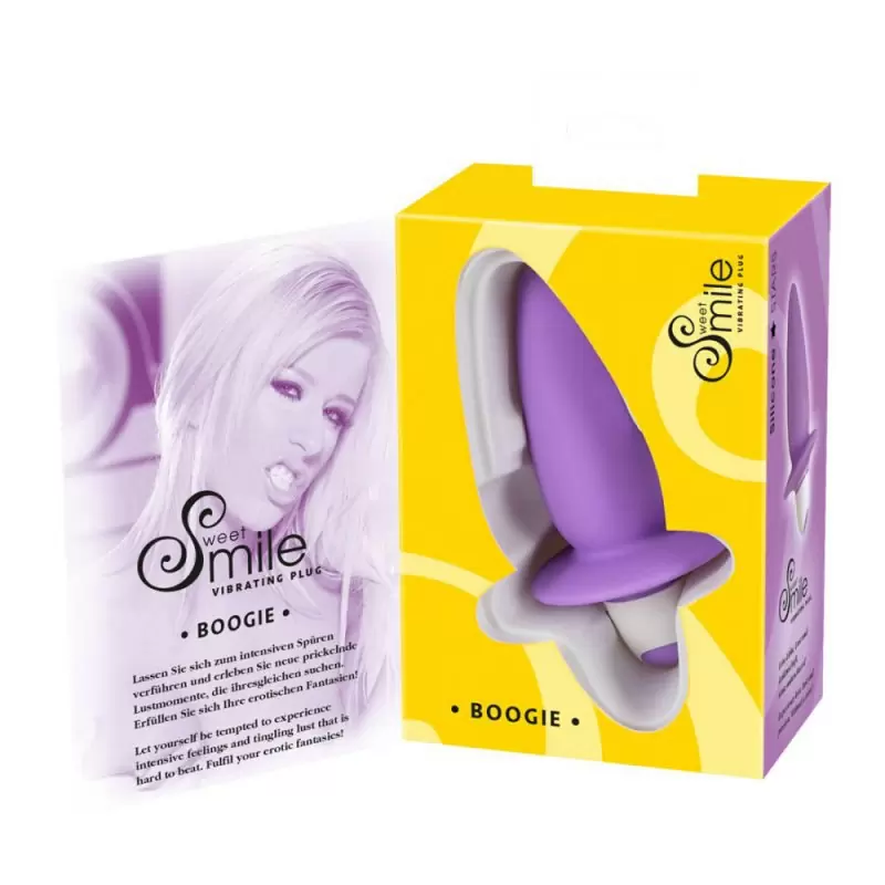 Анальная вибровтулка Smile Boogie - фиолетовый