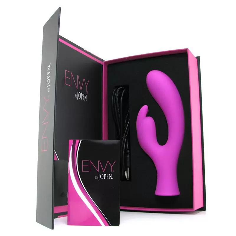 Вибромассажер Envy Seven со стимуляцией клитора – розовый