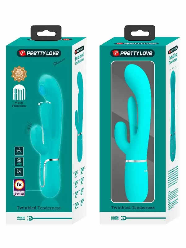 Инновационный Вибратор-кролик Baile, 3 в 1, 7 режимов