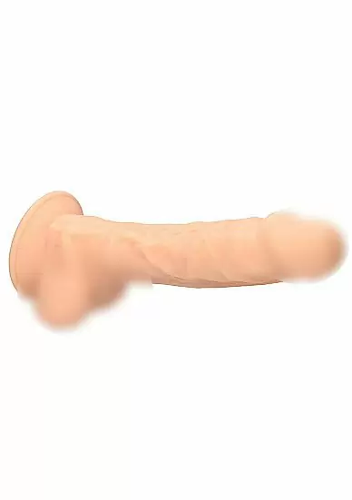 Фаллоимитатор Silicone Dildo With Balls - 17,8 см. 