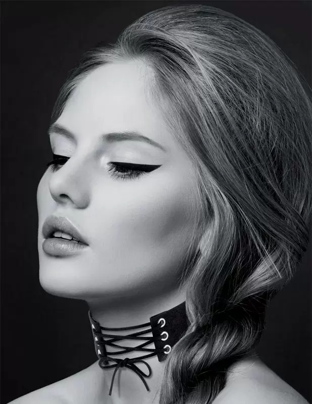 Элегантный чокер Concorde CHOKER LACET NOIR, со шнуровкой, 30 см, черный