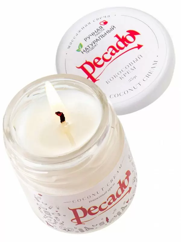 Массажная свеча Pecado BDSM Сoconut cream 35 мл