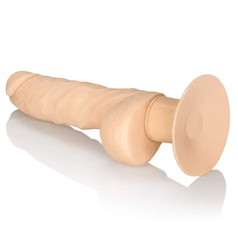 Фаллоимитатор на присоске Super Stud с вибрацией – телесный