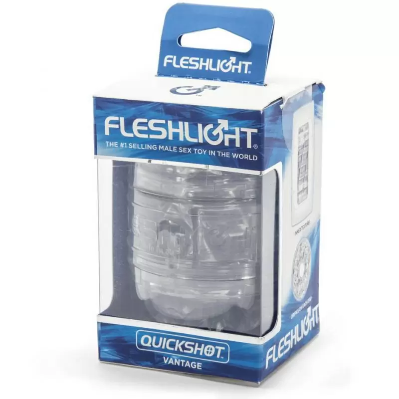 Маструбатор Fleshlight Quickshot Vantage - прозрачный