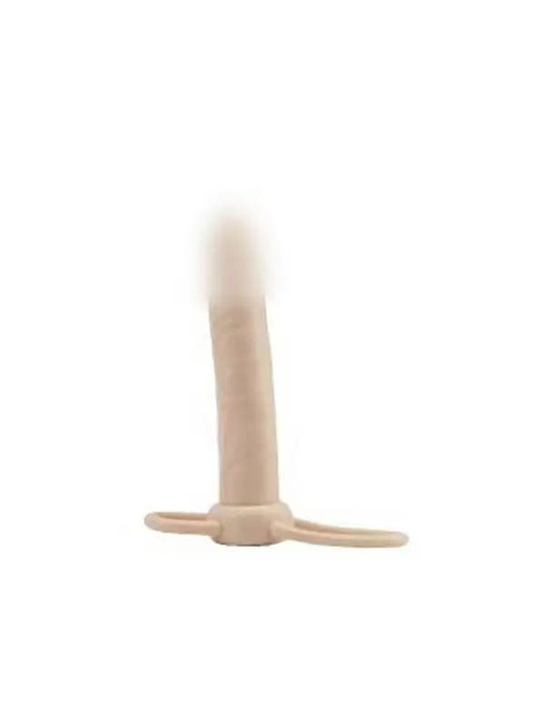 Насадка с креплением What'A Man телесная для двойного проникновения