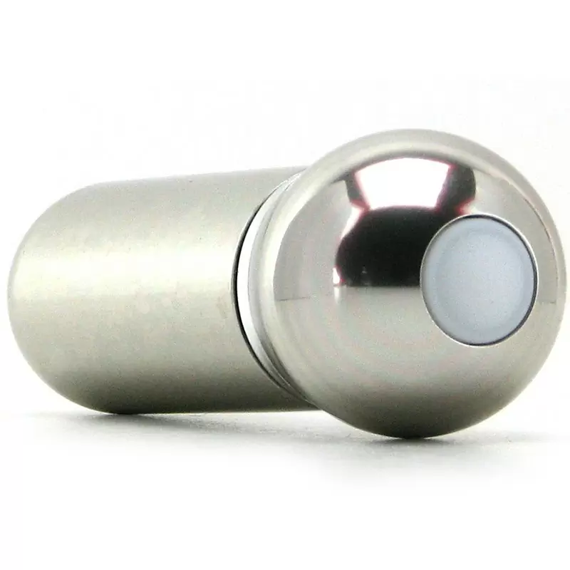 Вибромассажер Pure Aluminium Small Silver – серебристый