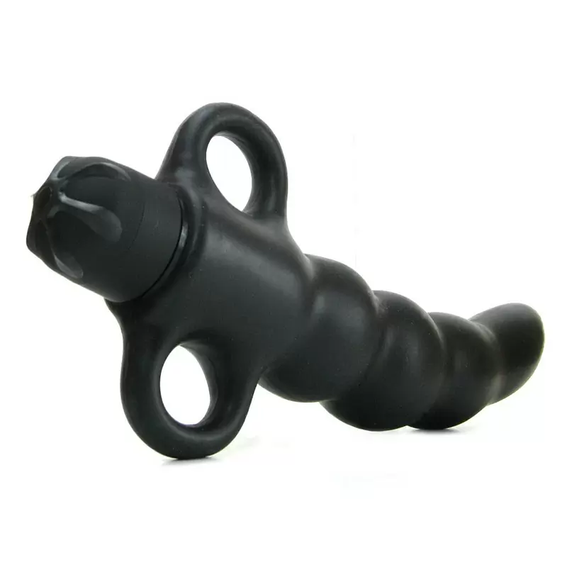Стимулятор простаты Vibrating P-Spot Ribbed с вибрацией