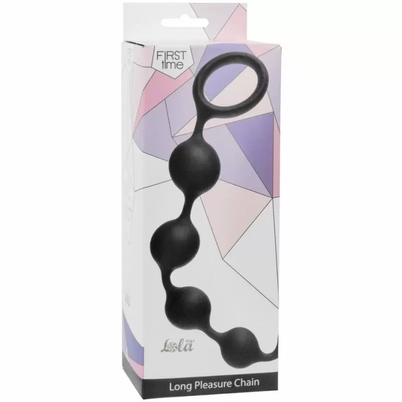 Анальная цепочка Long Pleasure Chain Black 4103-03Lola