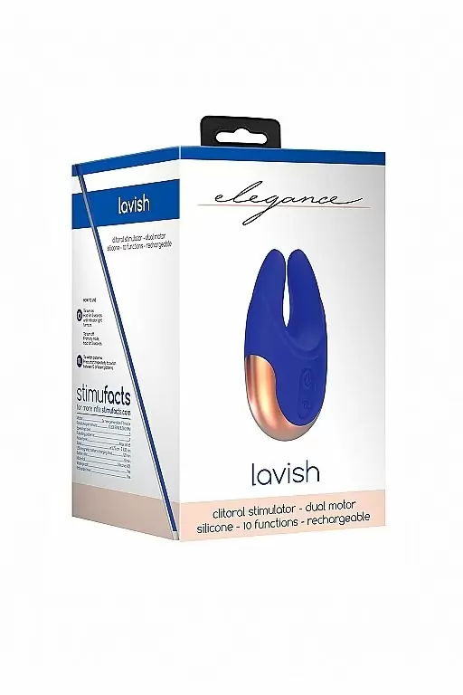 Клиторальный стимулятор Lavish (синий)