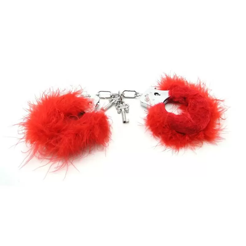 Наручники Feather Love Cuffs – красные