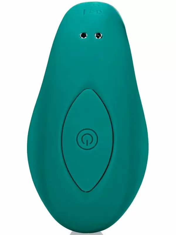 Парный вибратор Couple Toy with Remote Control, с пультом Д/У, 10 см, 10 скоростей, бирюзовый