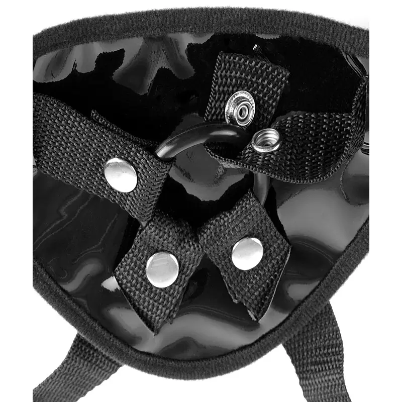 Страпон-трусики Garter Belt Harness с подвязками для чулок