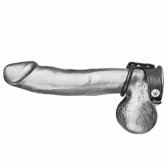 Двойное эрекционное кольцо Blueline Dual Stamina Ring – чёрный