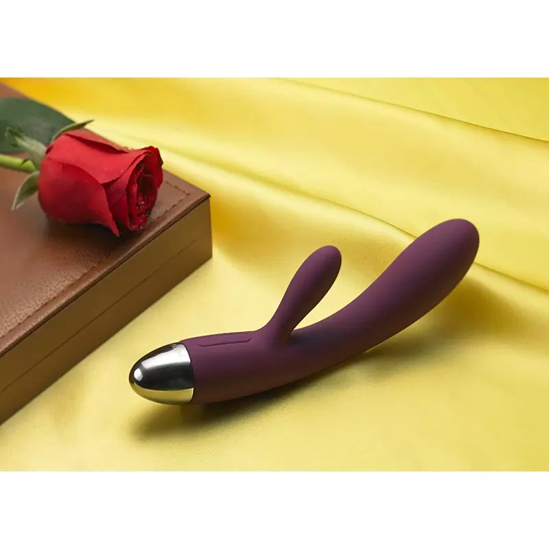 Вибратор Lorna работает от прикосновений, интеллектуальный – фиолетовый