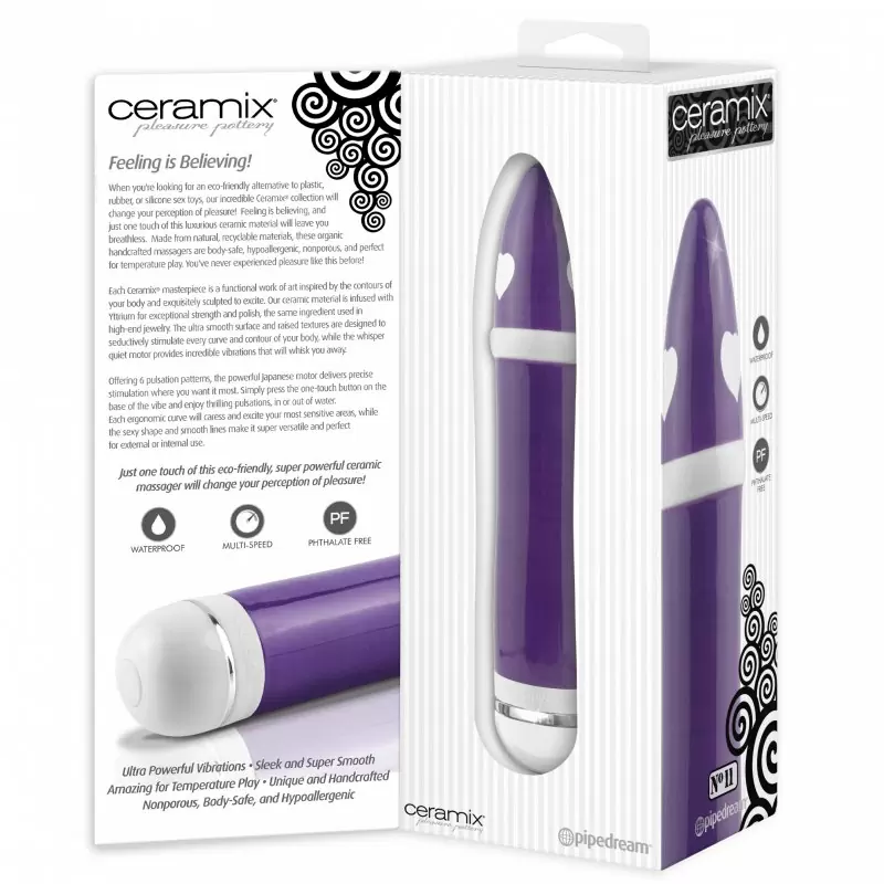 Водонепроницаемый вибромассажер Ceramix №11