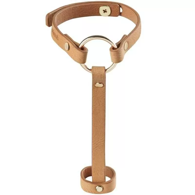 Наручники Maze Hand Braslet с кольцом на палец – коричневый