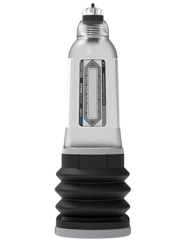 Гидропомпа Bathmate Hydromax5 crystal, для мужчин с размером до 13 см, прозрачная