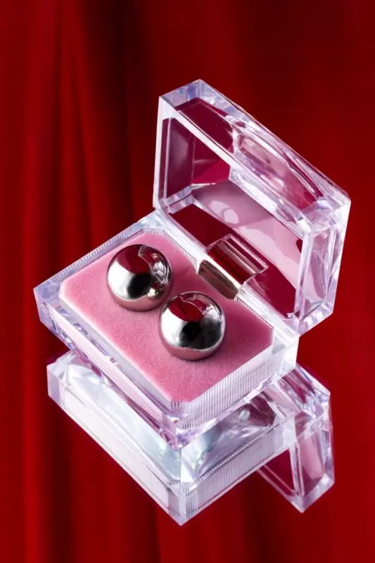 Металлические вагинальные шарики TOYFA диаметром 2 см - серебристый