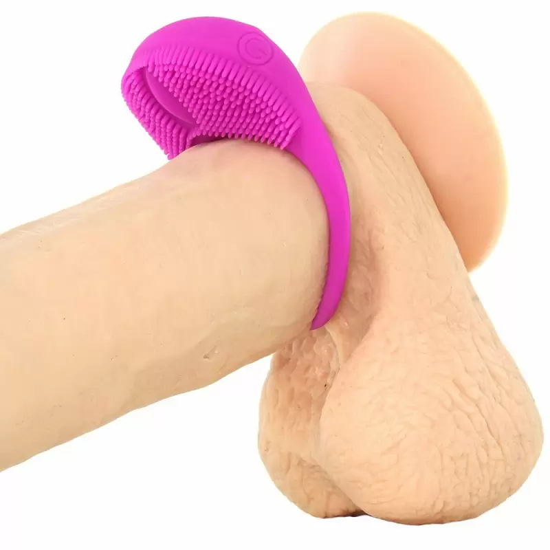 Водонепроницаемое кольцо для поддержания эрекции с вибрацией Silicone Intimacy Enhancer – розовый