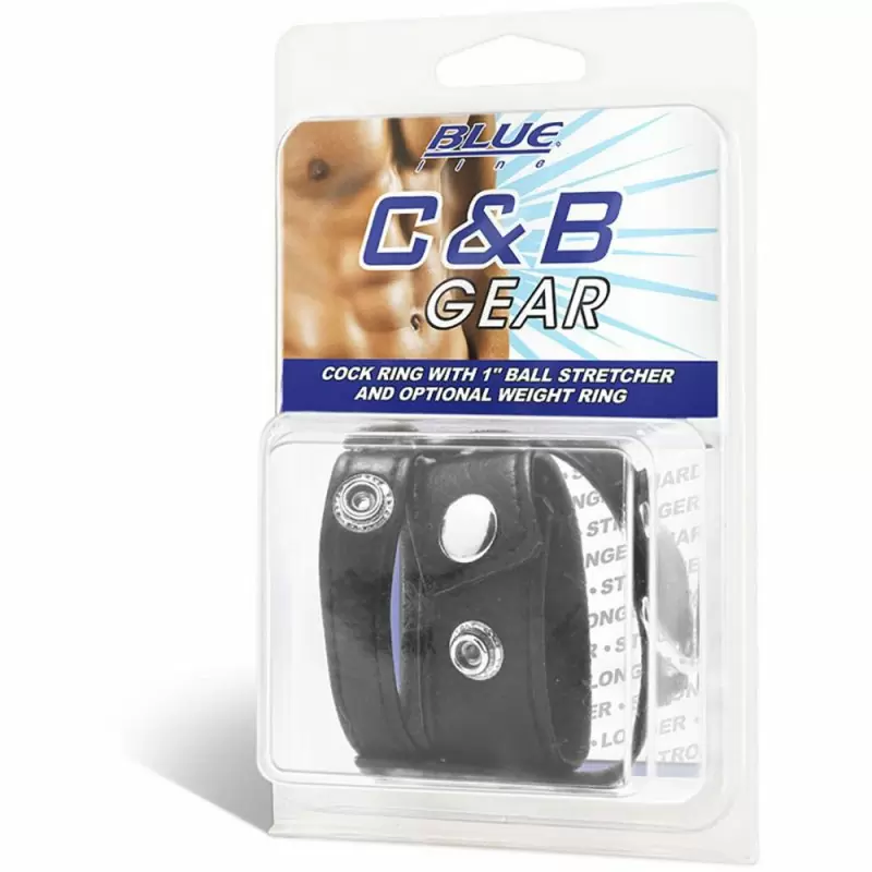 Болстретчер на кнопках с кольцом для грузов Blueline – чёрный