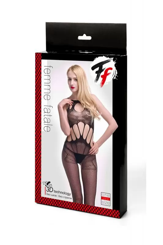 Ажурный чулок на тело с доступом Femme Fatale