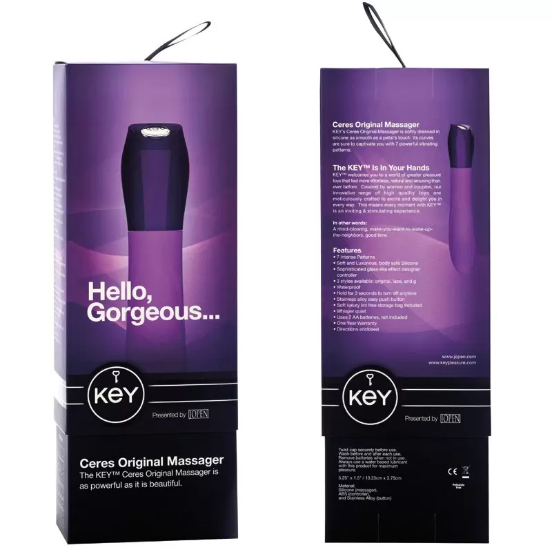 Водонепроницаемый вибратор Ceres Original - Lavender