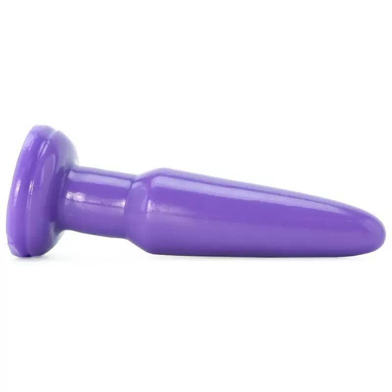 Яркая анальная пробка Neon Butt Plug – фиолетовый