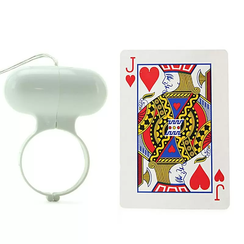 Эрекционное кольцо Pocket Exotics Vibrating Ring с вибрацией – белый