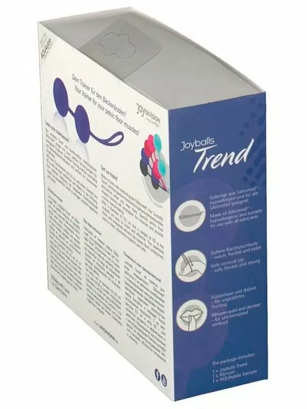 Вагинальные шарики Joyballs Trend, 12,5 см, подвижное ядро, сиреневые