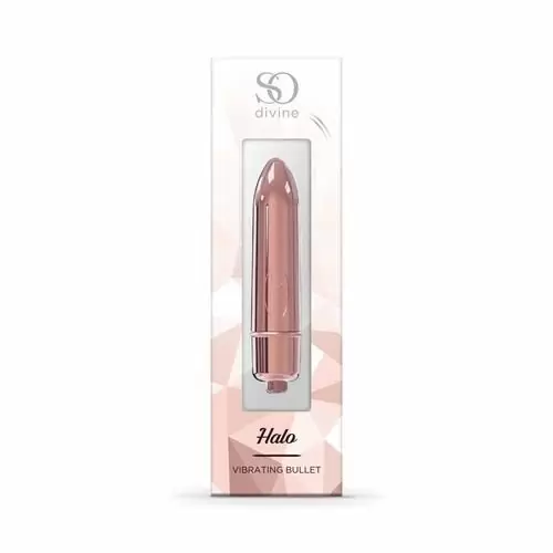 Мини-вибратор So Divine Halo Bullet Vibrator. Золотой