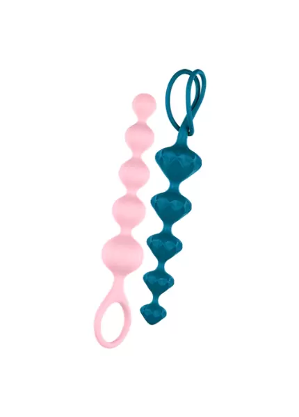Набор анальных елочек Satisfyer Beads - разноцветный