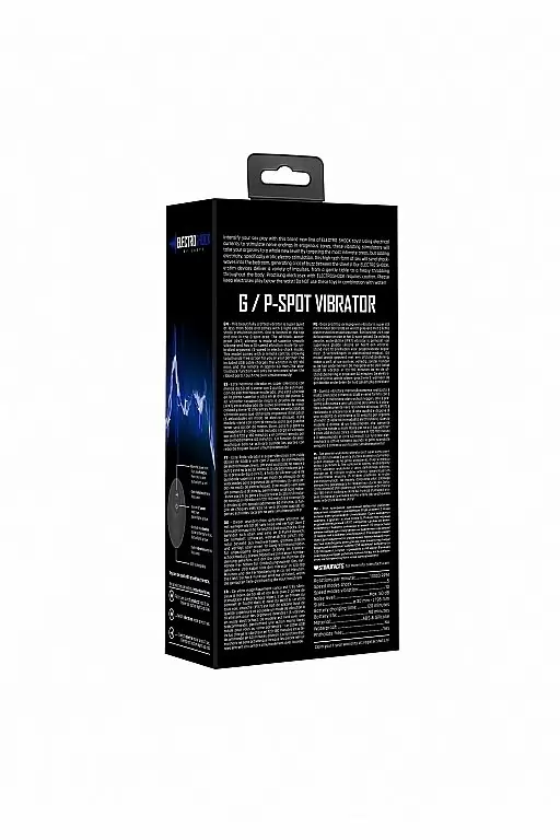 Вибратор для точки G с электростимуляцией и пультом управления E-Stim G/P-Spot Vibrator: 19 см, 10 режимов работы, 11000 оборотов/мин, АБС/силикон