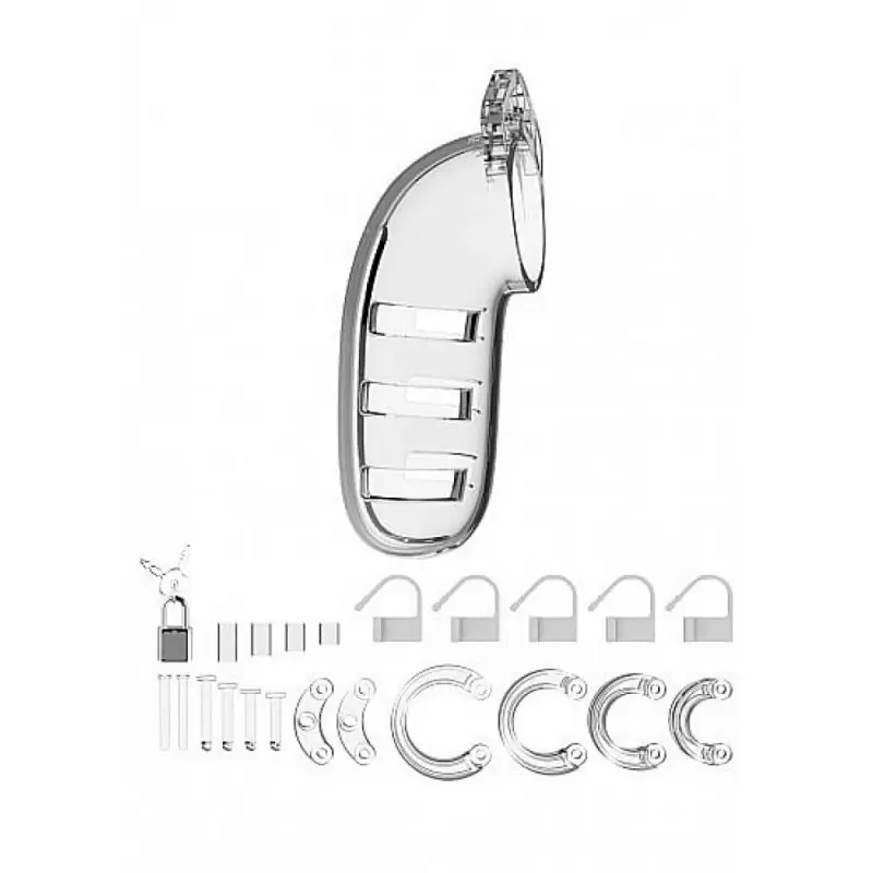 Насадка на пенис из пластика #06 Chastity 5.5 Inch Cock Cage Transparent